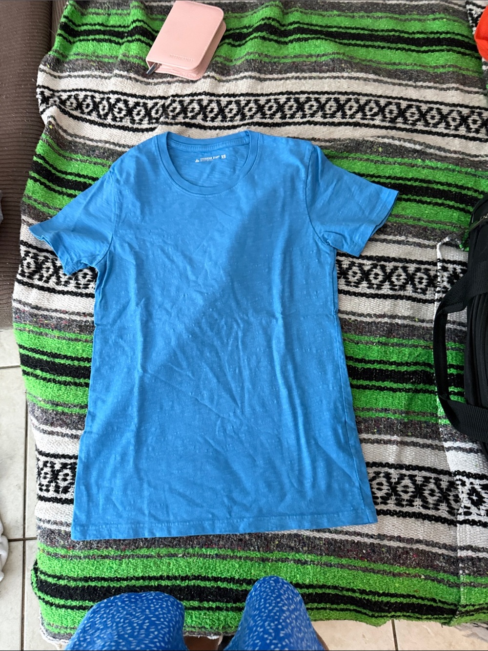Uniqlo Kids Bright Blue Crewneck Tee